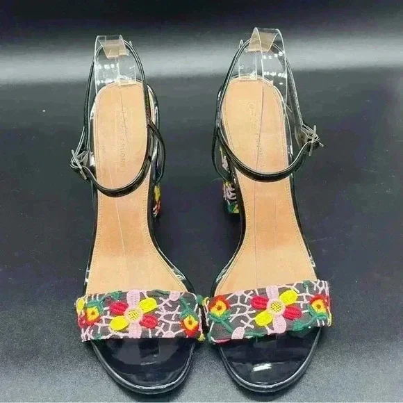 ASOS embroidered block heel size 8 - Picture 2 of 6